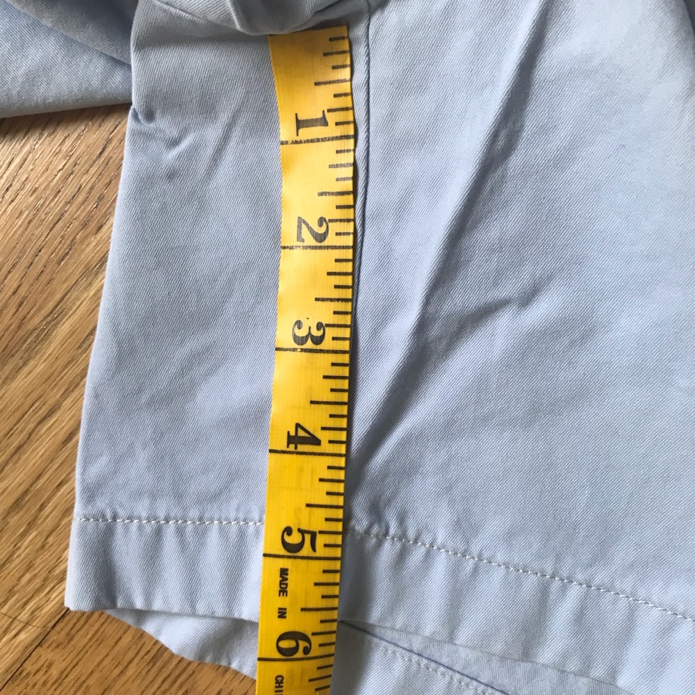 Light blue J.Jill shorts with cream stitching in EUC - Picture 8 of 9